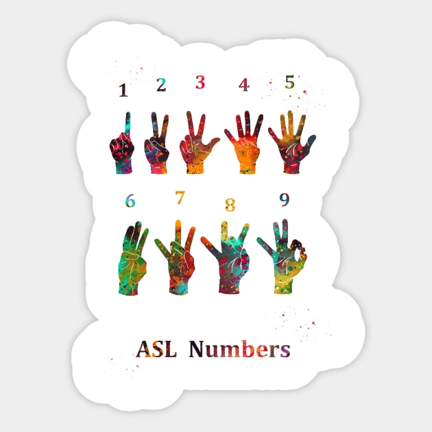 ASL sign Sticker by erzebeth